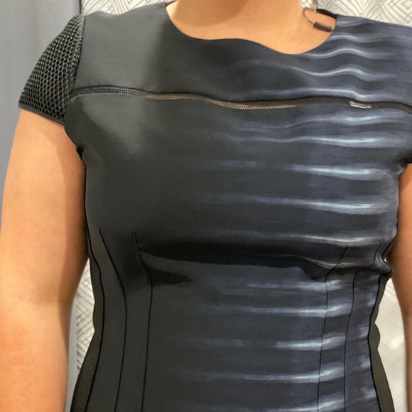 T Tahari Navy Dakota Dress - NWT - Picture 8 of 15